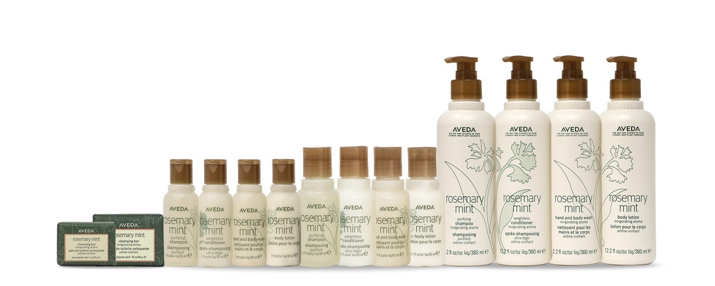 Aveda Rosemary Mint Amenities