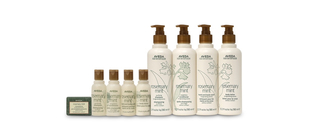 Aveda Rosemary Mint Amenities