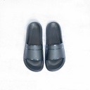 Black Open Toe Rubber Slippers