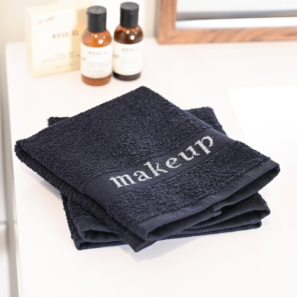 Black Makeup Removal Washcloth