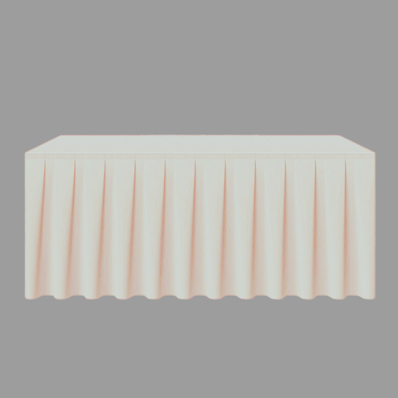 Box Pleat Table Skirting with Limited Quantities